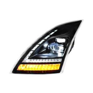 UNITED PACIFIC - 32942 - FARO COMPLETAMENTE LED APAGADO CON SEÑAL DE GIRO LED Y DRL PARA VOLVO VNL-DRIVER 2018-2024