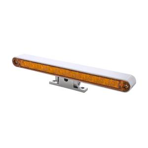 UNITED PACIFIC - UNITED PACIFIC - 33015 - BARRA DE LUCES CROMADA DE 10 LED CON BASE GIRATORIA DE 180 GRADOS - LED ÁMBAR DE DOBLE FUNCIÓN/LENTE ÁMBAR - Image 6