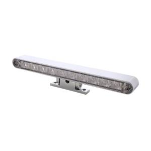 UNITED PACIFIC - UNITED PACIFIC - 33016 - BARRA DE LUCES CROMADA DE 10 LED CON BASE GIRATORIA DE 180 GRADOS - LED ÁMBAR DE DOBLE FUNCIÓN/LENTE TRANSPARENTE - Image 6