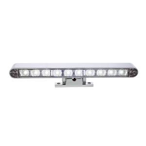 UNITED PACIFIC - UNITED PACIFIC - 33017 - BARRA DE LUCES CROMADA DE 10 LED CON BASE GIRATORIA DE 180 GRADOS - LED BLANCO DE DOBLE FUNCIÓN/LENTE TRANSPARENTE - Image 3
