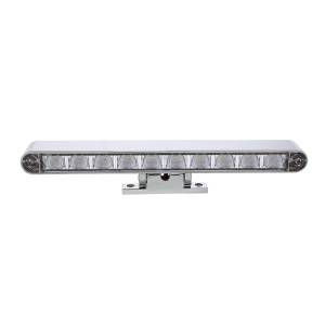 UNITED PACIFIC - UNITED PACIFIC - 33017 - BARRA DE LUCES CROMADA DE 10 LED CON BASE GIRATORIA DE 180 GRADOS - LED BLANCO DE DOBLE FUNCIÓN/LENTE TRANSPARENTE - Image 4