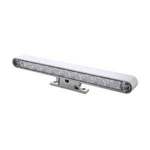 UNITED PACIFIC - UNITED PACIFIC - 33017 - BARRA DE LUCES CROMADA DE 10 LED CON BASE GIRATORIA DE 180 GRADOS - LED BLANCO DE DOBLE FUNCIÓN/LENTE TRANSPARENTE - Image 6