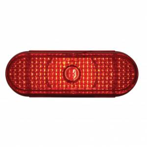UNITED PACIFIC - 33539B - LUZ DE CRISTAL OVALADA (PARADA, GIRO Y COLA) - LENTE ROJA (A GRANEL)