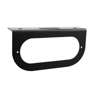 UNITED PACIFIC - 34014 - SOPORTE LUZ OVALADO NEGRO CON BRIDA - 1 AGUJERO