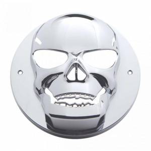 UNITED PACIFIC - 34015 - BISEL CROMADO DE LUZ CRÁNEO 3D PARA LUZ REDONDA DE 2"