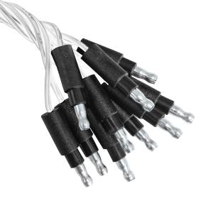 UNITED PACIFIC - UNITED PACIFIC - 34214P10 - CABLE ÚNICO DE 6" CON TERMINACIÓN DE BALA .180 Y EXTREMO PELADO - BLANCO (10 PIEZAS) - Image 2