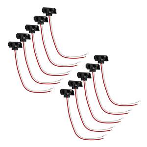 UNITED PACIFIC - UNITED PACIFIC - 34215P10 - COLECTA DE 2 CABLES CON ENCHUFE DE ÁNGULO RECTO DE 2 PUNTAS - CABLE DE 12" (PAQUETE DE 10) - Image 2