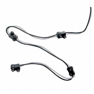 UNITED PACIFIC - 34223 - ARNÉS DE CABLEADO DE ENCHUFE DE 2 CLAVIJAS CON 4 ENCHUFES Y CABLE DE 7" (A GRANEL)