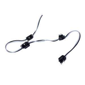 UNITED PACIFIC - 34224 - ARNÉS DE CABLEADO DE ENCHUFE DE 2 CLAVIJAS CON 5 ENCHUFES Y CABLE DE 7" (A GRANEL)