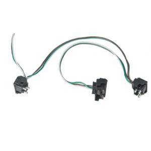 UNITED PACIFIC - 34226P - ARNÉS DE CABLEADO DE ENCHUFE DE ÁNGULO RECTO DE 3 CLAVIJAS CON 3 ENCHUFES - CABLE DE 12"