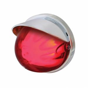 UNITED PACIFIC - 34405 - KIT DE MONTAJE EMPOTRADO DE SANDÍA GLOLIGHT DE DOBLE FUNCIÓN DE 9 LED CON VISERA - LED ROJO / LENTE ROJA