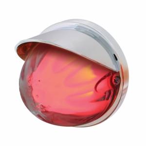 UNITED PACIFIC - 34407 - KIT DE MONTAJE EMPOTRADO DE SANDÍA GLOLIGHT DE DOBLE FUNCIÓN DE 9 LED CON VISERA - LED ROJO/LENTE TRANSPARENTE