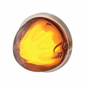 UNITED PACIFIC - 34410 - KIT DE MONTAJE EMPOTRADO DE SANDÍA GLOLIGHT DE DOBLE FUNCIÓN DE 9 LED - LED ÁMBAR/LENTE TRANSPARENTE