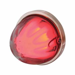 UNITED PACIFIC - 34411 - KIT DE MONTAJE EMPOTRADO DE SANDÍA GLOLIGHT DE DOBLE FUNCIÓN DE 9 LED - LED ROJO/LENTE TRANSPARENTE