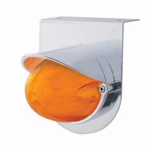 UNITED PACIFIC - UNITED PACIFIC - 34412 - SOPORTE DE LUZ INOXIDABLE CON VISERA Y LUZ DE SANDÍA DE DOBLE FUNCIÓN DE 9 LED - LED ÁMBAR/LENTE ÁMBAR - Image 2