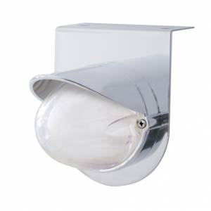 UNITED PACIFIC - UNITED PACIFIC - 34414 - SOPORTE DE LUZ INOXIDABLE CON VISERA Y LUZ DE SANDÍA DE DOBLE FUNCIÓN DE 9 LED - LED ÁMBAR/LENTE TRANSPARENTE - Image 2