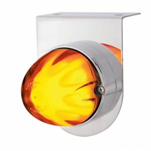 UNITED PACIFIC - 34416 - SOPORTE DE LUZ INOXIDABLE CON GLOLIGHT SANDÍA DE 9 LED DE DOBLE FUNCIÓN - LED ÁMBAR/LENTE ÁMBAR