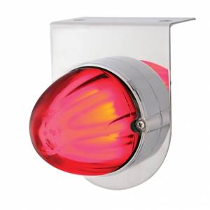 UNITED PACIFIC - 34417 - SOPORTE DE LUZ INOXIDABLE CON GLOLIGHT SANDÍA DE 9 LED DE DOBLE FUNCIÓN - LED ROJO/LENTE ROJA