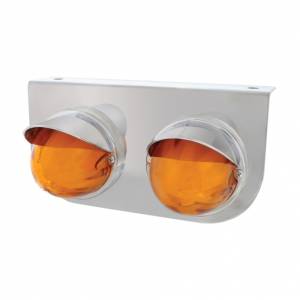 UNITED PACIFIC - UNITED PACIFIC - 34420 - SOPORTE DE LUZ SS CON 2X 9 LED GLOLIGHT DE SANDÍA DE DOBLE FUNCIÓN Y VISORES - LED ÁMBAR Y LENTES - Image 2