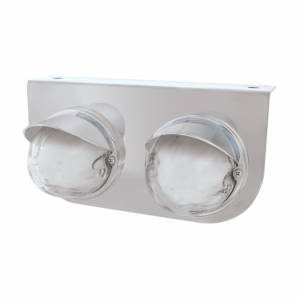 UNITED PACIFIC - UNITED PACIFIC - 34422 - SOPORTE DE LUZ SS CON 2X 9 LED GLOLIGHT DE SANDÍA DE DOBLE FUNCIÓN Y VISORES - LED ÁMBAR / LENTE TRANSPARENTE - Image 2