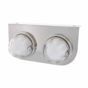 UNITED PACIFIC - UNITED PACIFIC - 34426 - SOPORTE DE LUZ INOXIDABLE CON 2X 9 LED GLOLIGHT SANDÍA DE DOBLE FUNCIÓN - LED ÁMBAR/LENTE TRANSPARENTE - Image 2