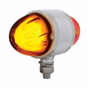 UNITED PACIFIC - 34428 - LUZ GLOLIGHT DE DOBLE CARA DE 18 LED DE DOBLE FUNCIÓN - LED ÁMBAR Y ROJO / LENTE ÁMBAR Y ROJA