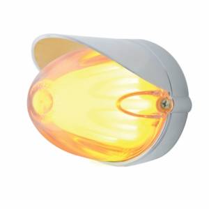 UNITED PACIFIC - 34443 - KIT DE MONTAJE EMPOTRADO GRAKON 1000 DE SANDÍA GLOLIGHT DE DOBLE FUNCIÓN DE 9 LED CON VISERA - LED ÁMBAR/LENTE TRANSPARENTE