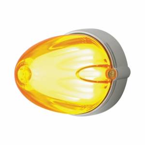 UNITED PACIFIC - 34444 - KIT DE MONTAJE EMPOTRADO GRAKON 1000 SANDÍA GLOLIGHT DE DOBLE FUNCIÓN DE 9 LED - LED ÁMBAR/LENTE ÁMBAR