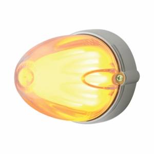 UNITED PACIFIC - 34445 - KIT DE MONTAJE EMPOTRADO GRAKON 1000 SANDÍA GLOLIGHT DE DOBLE FUNCIÓN DE 9 LED - LED ÁMBAR/LENTE TRANSPARENTE
