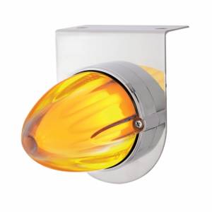 UNITED PACIFIC - 34449 - SOPORTE DE ACERO INOXIDABLE CON LUZ GLOLIGHT DE SANDÍA DE DOBLE FUNCIÓN DE 9 LED - LED ÁMBAR/LENTE TRANSPARENTE