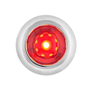 UNITED PACIFIC - 34825 - MINI LUZ LED ARCBLAST DE FUNCIÓN ÚNICA DE 3/4" (LIQUIDACIÓN/MARCADOR) - LED ROJO/LENTE ROJA