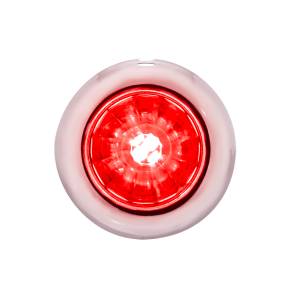 UNITED PACIFIC - 34848 - MINI LUZ DE SANDÍA DE 3/4" DE DOBLE FUNCIÓN DE 4 LED (LIQUIDACIÓN/MARCADOR) - LED ROJO/LENTE ROJA
