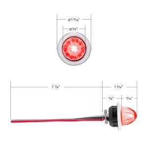 UNITED PACIFIC - UNITED PACIFIC - 34850 - MINI LUZ DE SANDÍA DE 3/4" DE DOBLE FUNCIÓN DE 4 LED (LIQUIDACIÓN/MARCADOR) - LED ROJO/LENTE TRANSPARENTE - Image 10