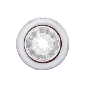 UNITED PACIFIC - 34852 - MINI LUZ DE SANDÍA DE 3/4" DE DOBLE FUNCIÓN DE 4 LED (LIQUIDACIÓN/MARCADOR) - LED BLANCO/LENTE TRANSPARENTE