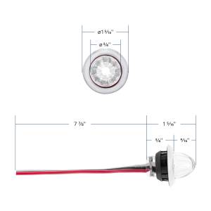 UNITED PACIFIC - UNITED PACIFIC - 34852 - MINI LUZ DE SANDÍA DE 3/4" DE DOBLE FUNCIÓN DE 4 LED (LIQUIDACIÓN/MARCADOR) - LED BLANCO/LENTE TRANSPARENTE - Image 10