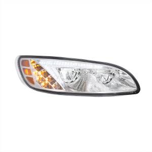 UNITED PACIFIC - UNITED PACIFIC - 34854 - FARO DELANTERO LED CROMADO CON BARRA DE LUCES DE POSICIÓN QUE CAMBIA DE COLOR PARA PETERBILT 386 (2005-2015) Y 387 (1999-2010) - PASAJERO - Image 3