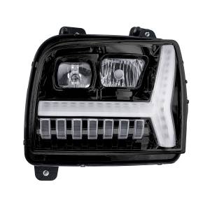 UNITED PACIFIC - UNITED PACIFIC - 35132 - FARO APAGADO CON BARRA DE LUCES LED DRL Y SEÑAL DE GIRO PARA KENWORTH W990-DRIVER 2018-2024 - Image 2