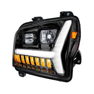 UNITED PACIFIC - UNITED PACIFIC - 35132 - FARO APAGADO CON BARRA DE LUCES LED DRL Y SEÑAL DE GIRO PARA KENWORTH W990-DRIVER 2018-2024 - Image 3