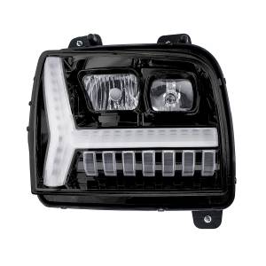 UNITED PACIFIC - UNITED PACIFIC - 35133 - FARO APAGADO CON BARRA DE LUCES LED DRL Y SEÑAL DE GIRO PARA KENWORTH W990-PASSENGER 2018-2024 - Image 2