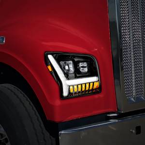 UNITED PACIFIC - UNITED PACIFIC - 35133 - FARO APAGADO CON BARRA DE LUCES LED DRL Y SEÑAL DE GIRO PARA KENWORTH W990-PASSENGER 2018-2024 - Image 6