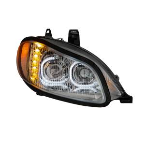 UNITED PACIFIC - UNITED PACIFIC - 35730 - CONJUNTO DE FAROS DE PROYECCIÓN LED CROMADOS PARA FREIGHTLINER M2- PASAJERO 2003-2024 - Image 3