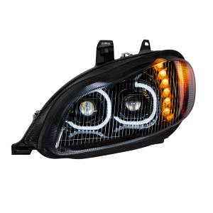 UNITED PACIFIC - UNITED PACIFIC - 35731 - CONJUNTO DE FAROS DE PROYECCIÓN LED NEGRO PARA CONDUCTOR FREIGHTLINER M2 2003-2024 - Image 3