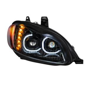 UNITED PACIFIC - UNITED PACIFIC - 35732 - CONJUNTO DE FAROS DE PROYECCIÓN LED NEGRO PARA FREIGHTLINER M2- PASAJERO 2003-2024 - Image 3
