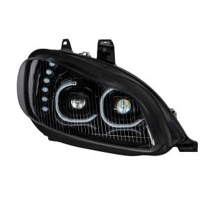 UNITED PACIFIC - UNITED PACIFIC - 35732 - CONJUNTO DE FAROS DE PROYECCIÓN LED NEGRO PARA FREIGHTLINER M2- PASAJERO 2003-2024 - Image 4