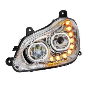 UNITED PACIFIC - UNITED PACIFIC - 35741 - FARO CROMADO DE 10 LED PARA KENWORTH T680 2013-2021 - LADO DEL CONDUCTOR - Image 3