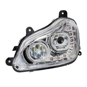 UNITED PACIFIC - UNITED PACIFIC - 35741 - FARO CROMADO DE 10 LED PARA KENWORTH T680 2013-2021 - LADO DEL CONDUCTOR - Image 4