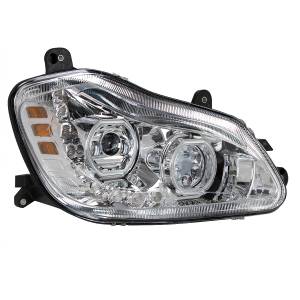 UNITED PACIFIC - UNITED PACIFIC - 35742 - FARO DELANTERO CROMADO DE 10 LED PARA KENWORTH T680 2013-2021 - LADO DEL PASAJERO - Image 2