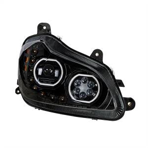 UNITED PACIFIC - UNITED PACIFIC - 35744 - FARO NEGRO DE 10 LED PARA KENWORTH T680 2013-2021 - LADO DEL PASAJERO - Image 4