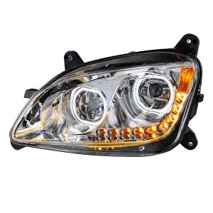 UNITED PACIFIC - 35745 - FARO CROMADO DE 10 LED PARA PETERBILT 587 (2010-2016) Y 579 (2012-2021) - LADO DEL CONDUCTOR