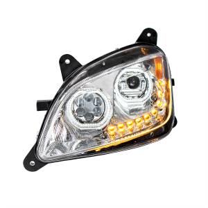 UNITED PACIFIC - UNITED PACIFIC - 35745 - FARO CROMADO DE 10 LED PARA PETERBILT 587 (2010-2016) Y 579 (2012-2021) - LADO DEL CONDUCTOR - Image 3